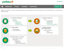 Tablet Screenshot of palkka.fi